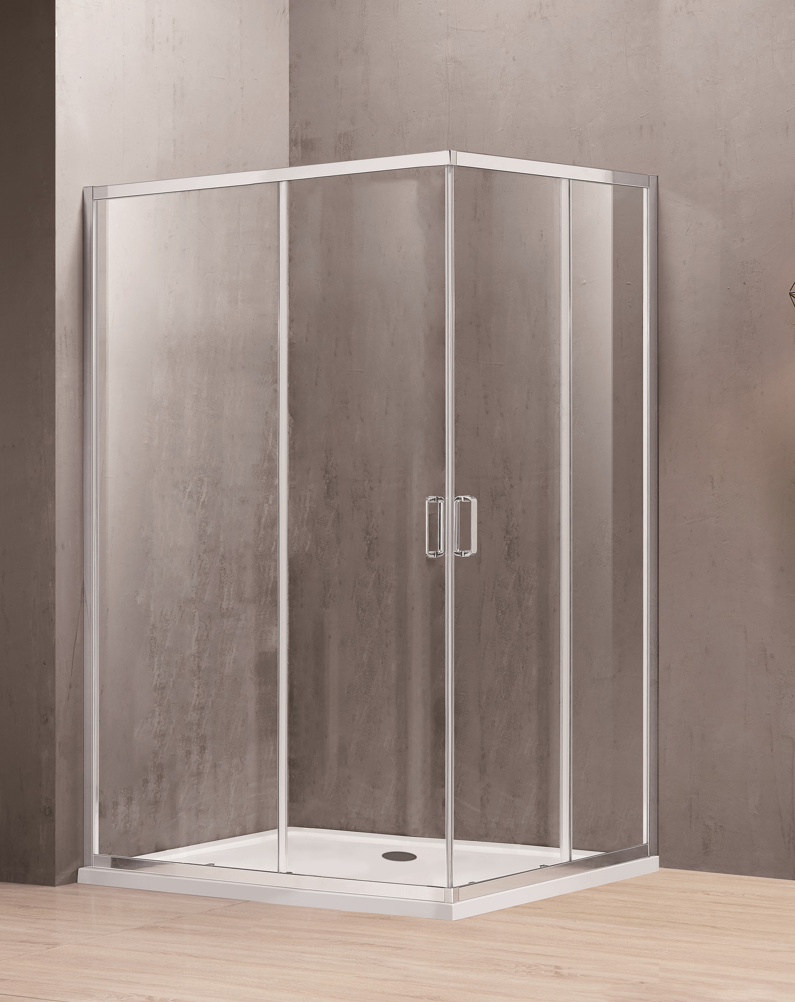 Душевой уголок Adema Glass Vierkant 100x90 (прозрачное стекло) — фото 2