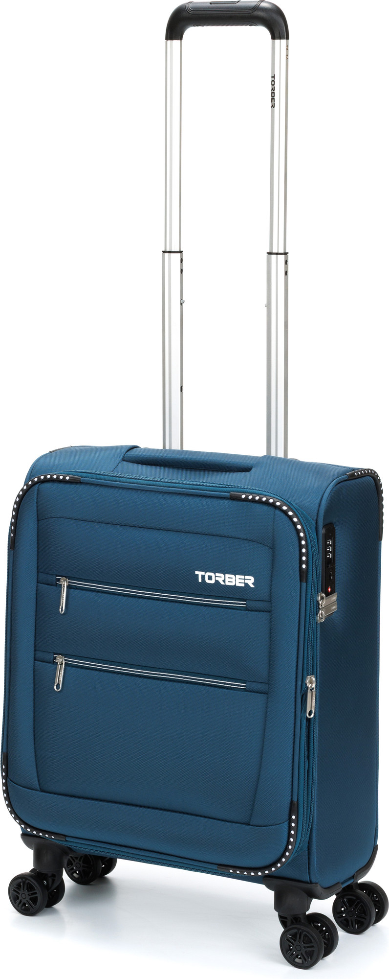 Чемодан на колесах Torber T1803S (синий)