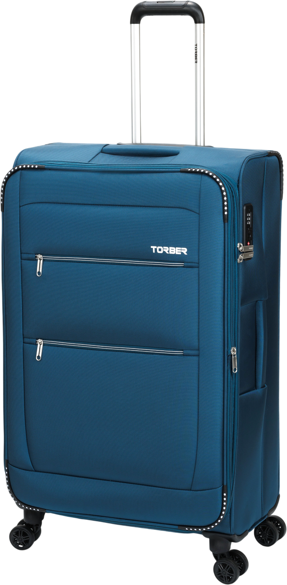 Чемодан на колесах Torber T1803L (синий)