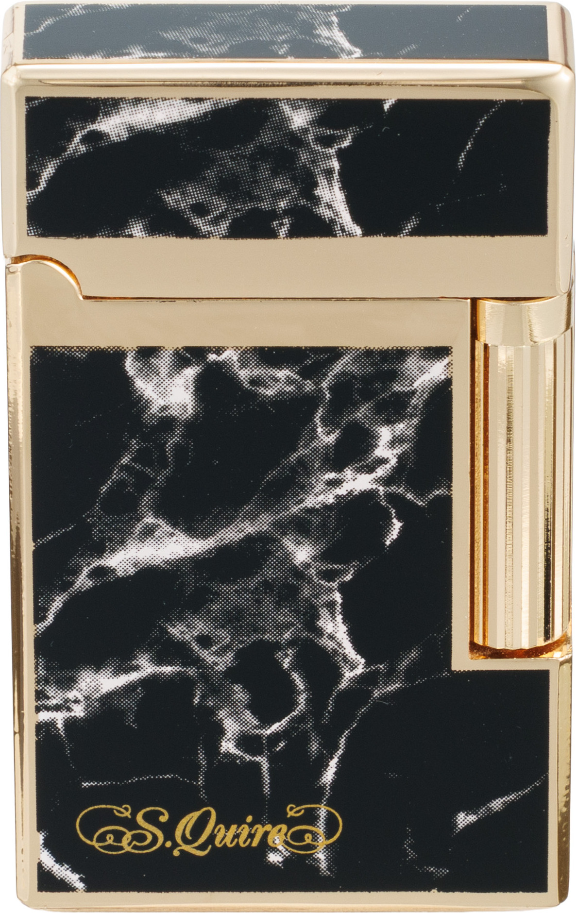 Зажигалка S.Quire FL066-Black (черный мрамор) — фото 2