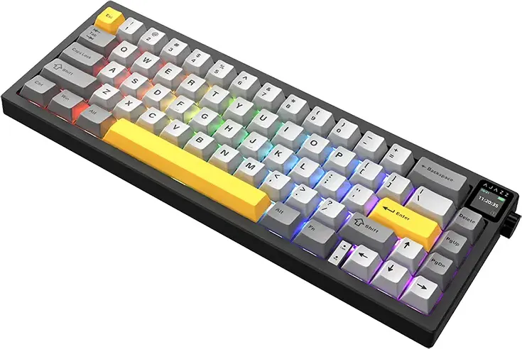 Клавиатура Ajazz AK650 Dream Weaver Switch (черный/серый/желтый) — фото 4