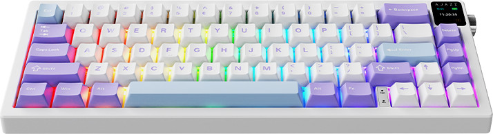Клавиатура Ajazz AK650 Flying Fish Switch (фиолетовый/белый/синий) — фото 2