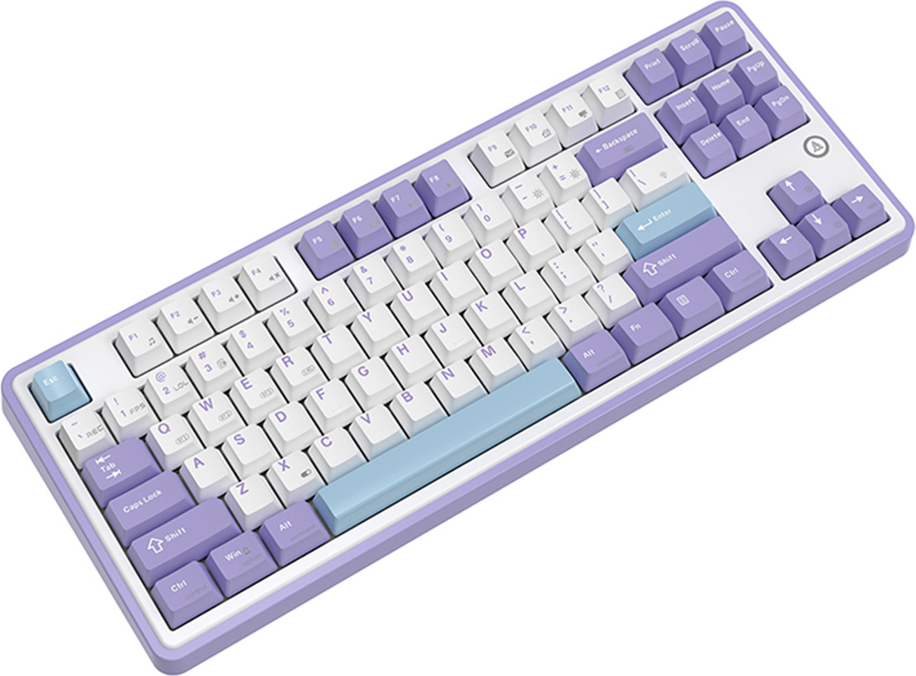 Клавиатура Ajazz AK870 Gift Switch (фиолетовый/белый/синий) — фото 2