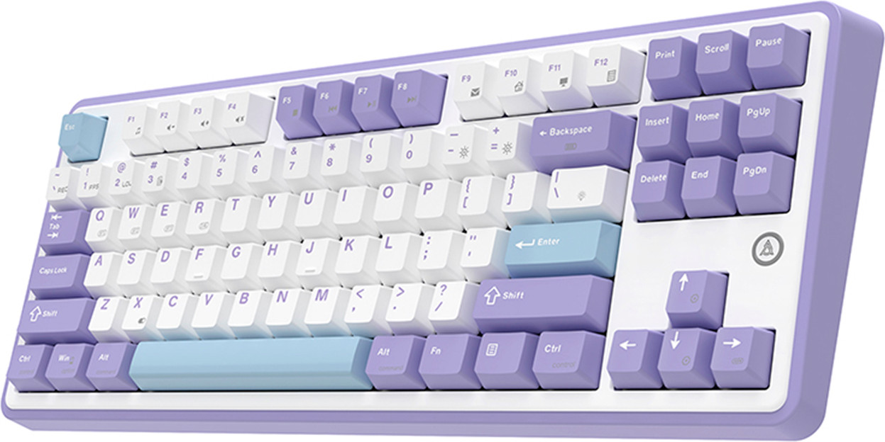 Клавиатура Ajazz AK870 Gift Switch (фиолетовый/белый/синий) — фото 3