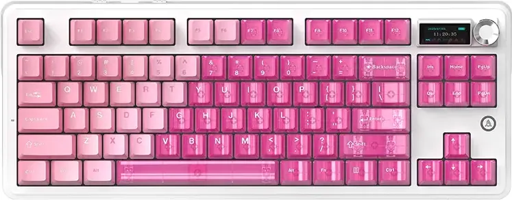Клавиатура Ajazz MK87 Pitaya Switch (розовый)
