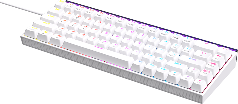 Клавиатура Ajazz NK68 Red Switch (белый) — фото 4