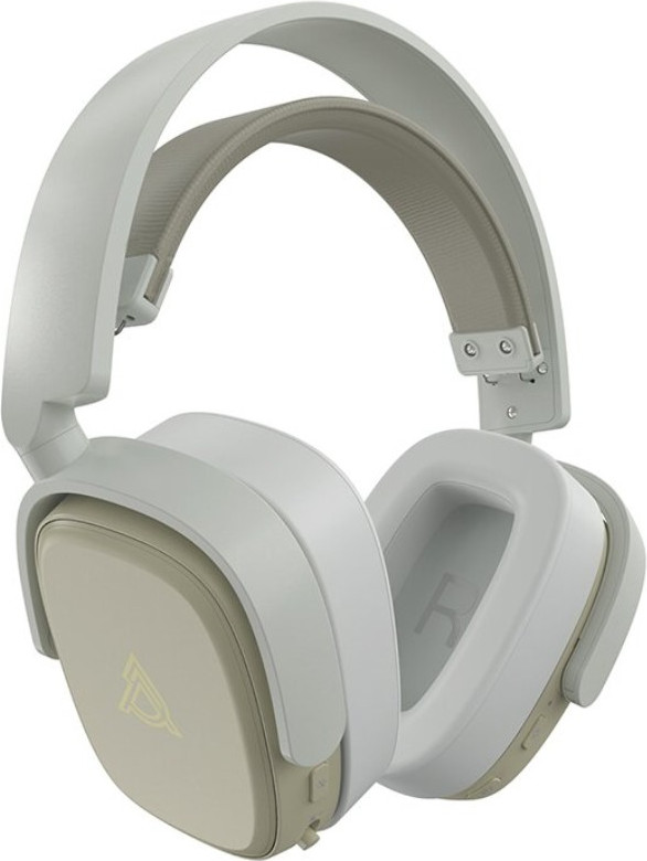 Беспроводные наушники Ajazz AHM09 MAX (серо-белые) — фото 5