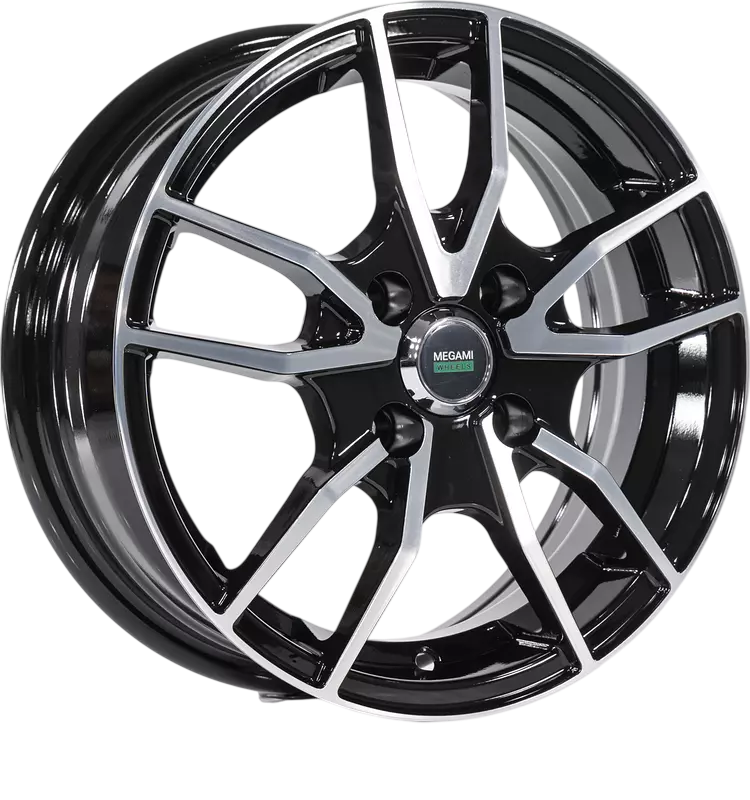 Литой диск Megami MGM-20FF 16x6.5" 5x110мм DIA 63.3мм ET 46мм BKF