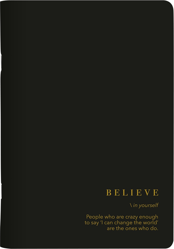 Тетрадь Be Smart Believe / N4765 (48л, черный)