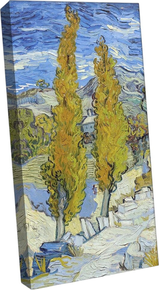 Картина Citydecor Тополя в Сен-Реми. Винсент ван Гог / 9.66 (37x75)