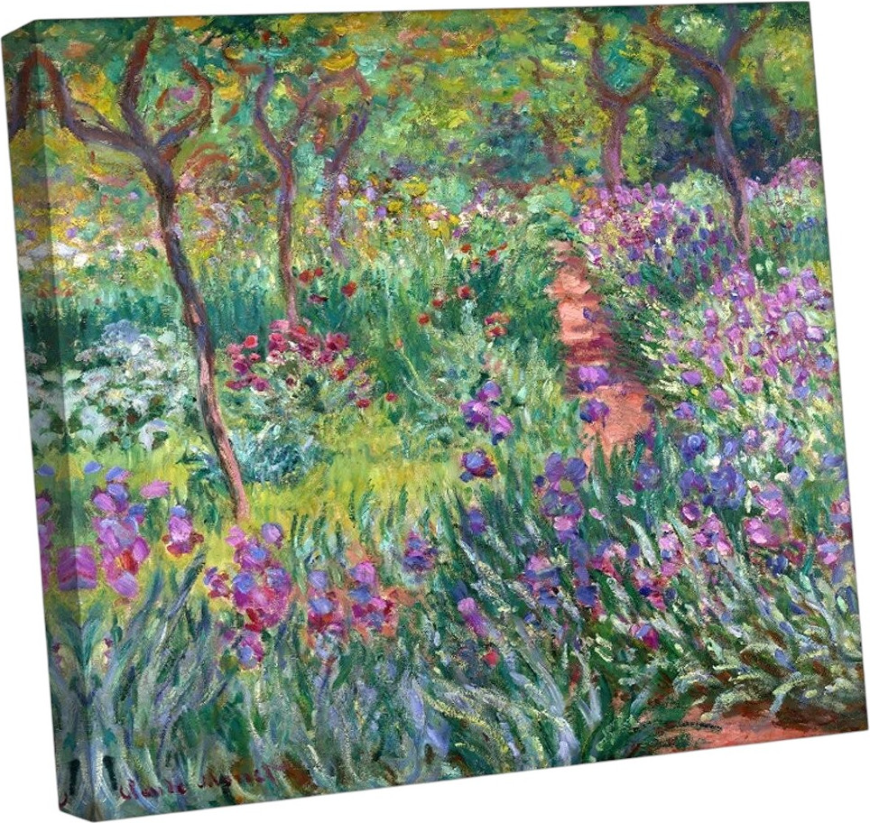 Картина Citydecor Ирисы в Живерни. Клод Моне / 19.43 (70x70)