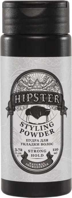 Текстурирующая пудра для волос Hipster Styling Powder с сильной фиксацией (110мл)