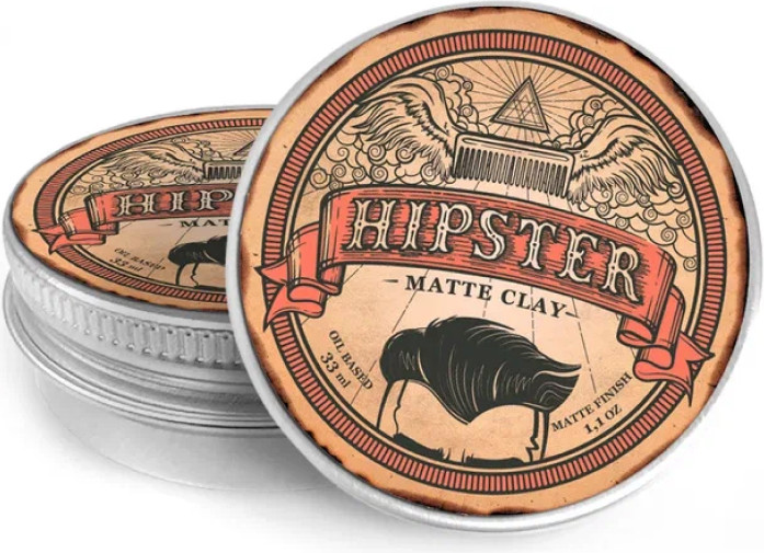 Глина для укладки волос Hipster Matte Clay с сильной фиксацией (33мл) — фото 2