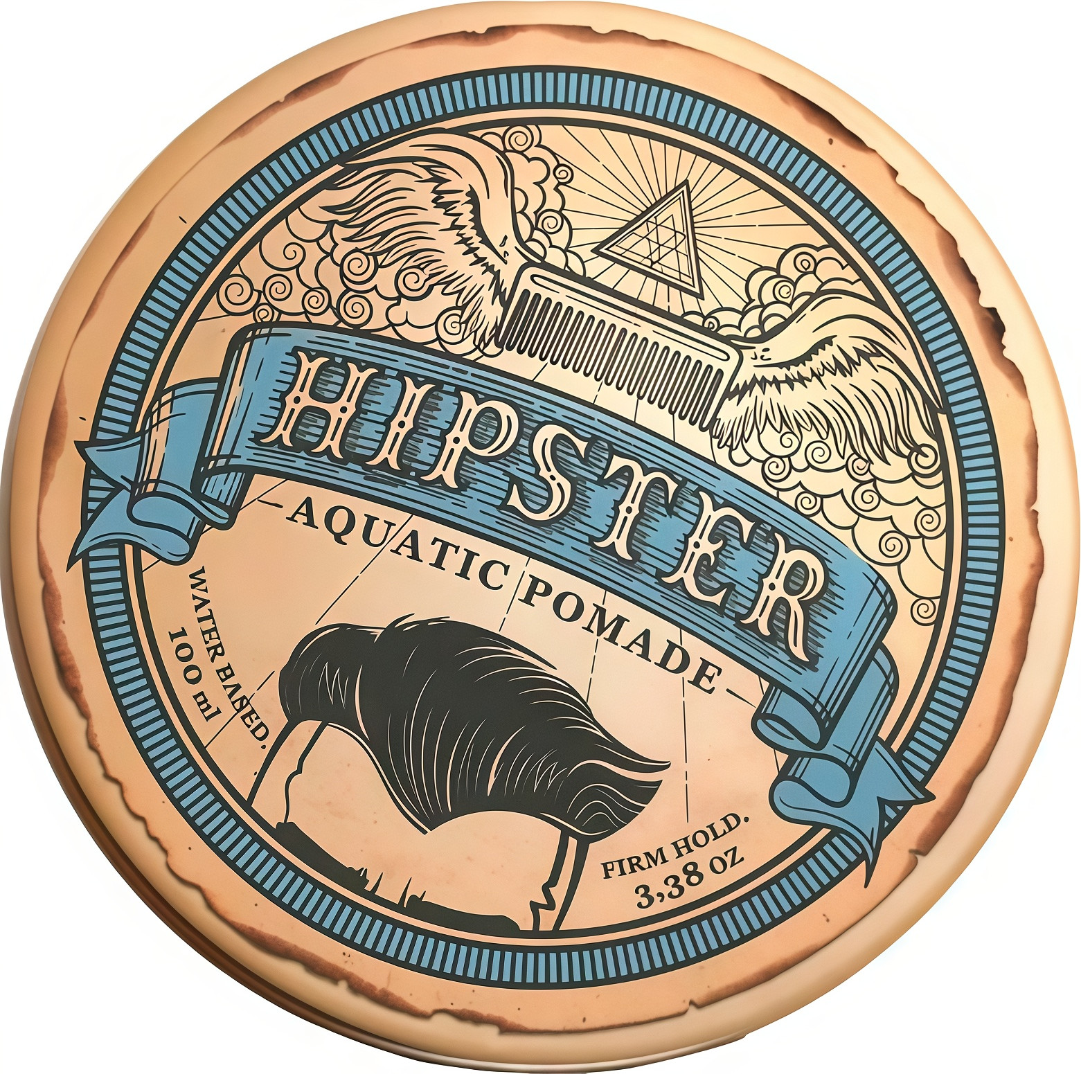 Помада для укладки волос Hipster Aquatic Pomade со средней фиксацией (100мл)