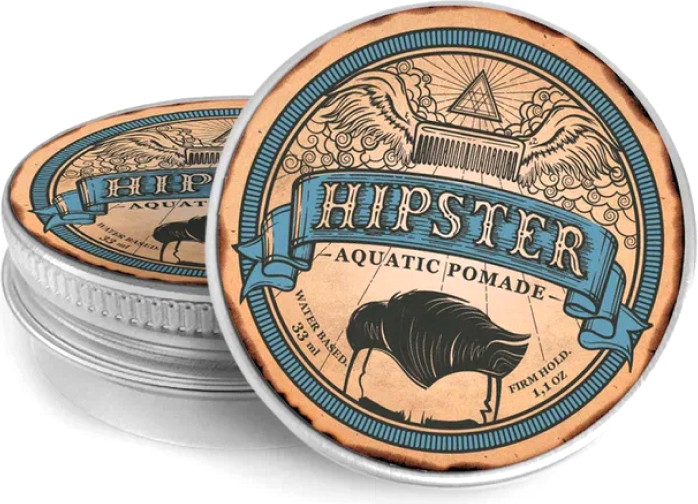 Помада для укладки волос Hipster Aquatic Pomade со средней фиксацией (33мл) — фото 2