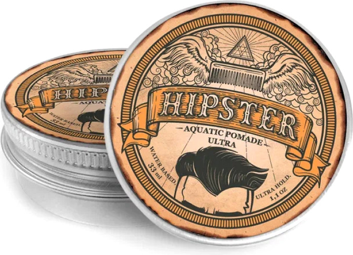 Помада для укладки волос Hipster Aquatic Pomade Ultra с ультрасильной фиксацией (33мл) — фото 2
