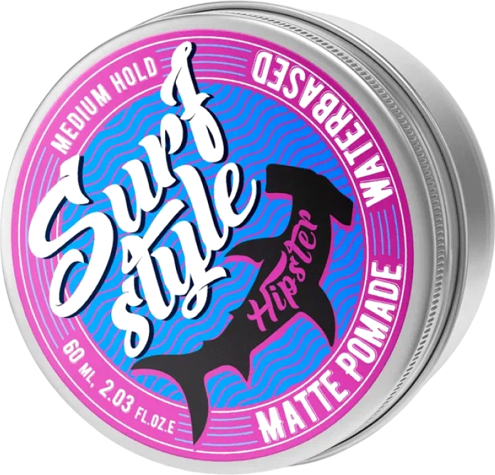 Помада для укладки волос Hipster Matte Pomade Surf Style со средней фиксацией (60мл)