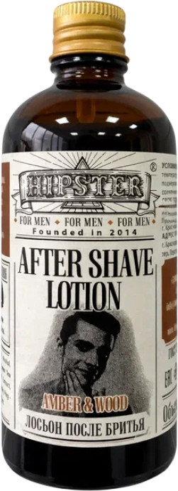 Лосьон после бритья Hipster Amber and Wood (100мл)
