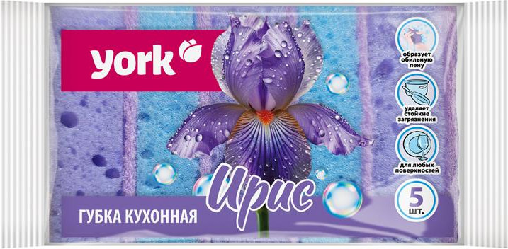 Набор губок для мытья посуды York 032970 (5шт)