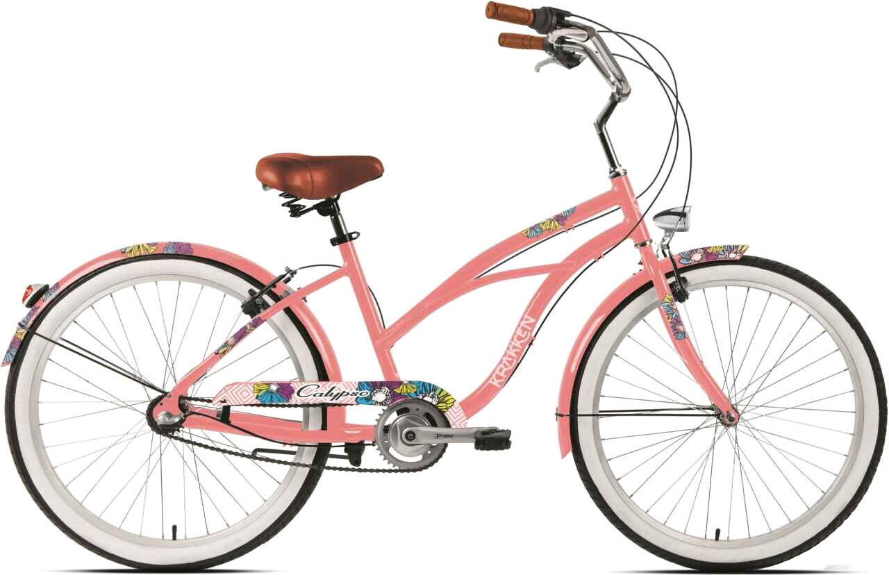 Велосипед Krakken Calypso W 26 2024 (19, розовый, разобранный, в коробке)