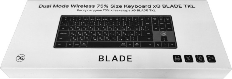 Клавиатура xGhost Blade TKL / XG-BLADE-TKL-SG (серый космос) — фото 5