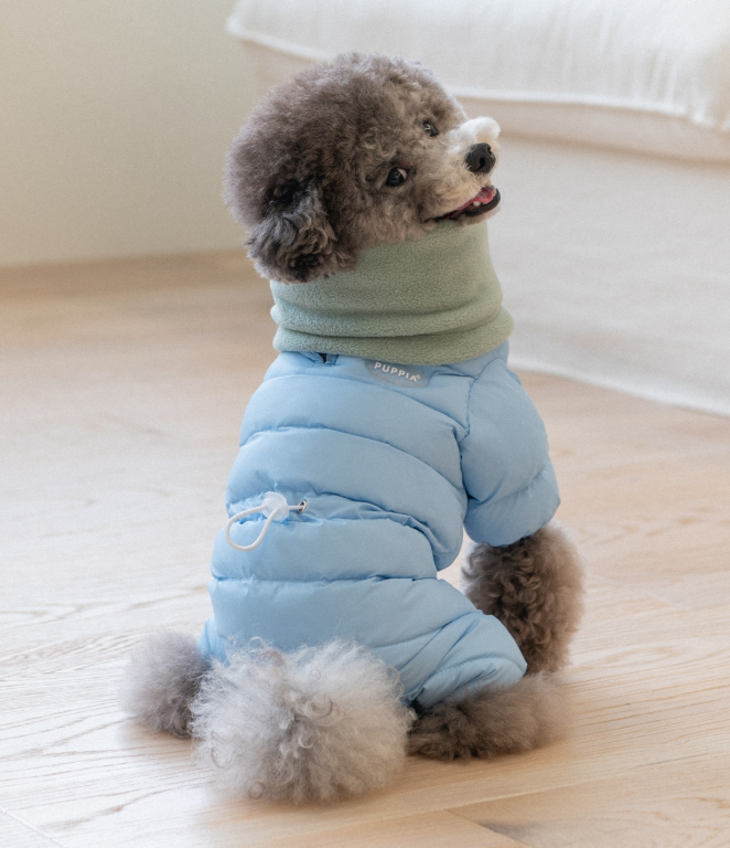 Комбинезон для животных Puppia Snood padding / PAYD-JP2158-SB-M (голубой) — фото 4