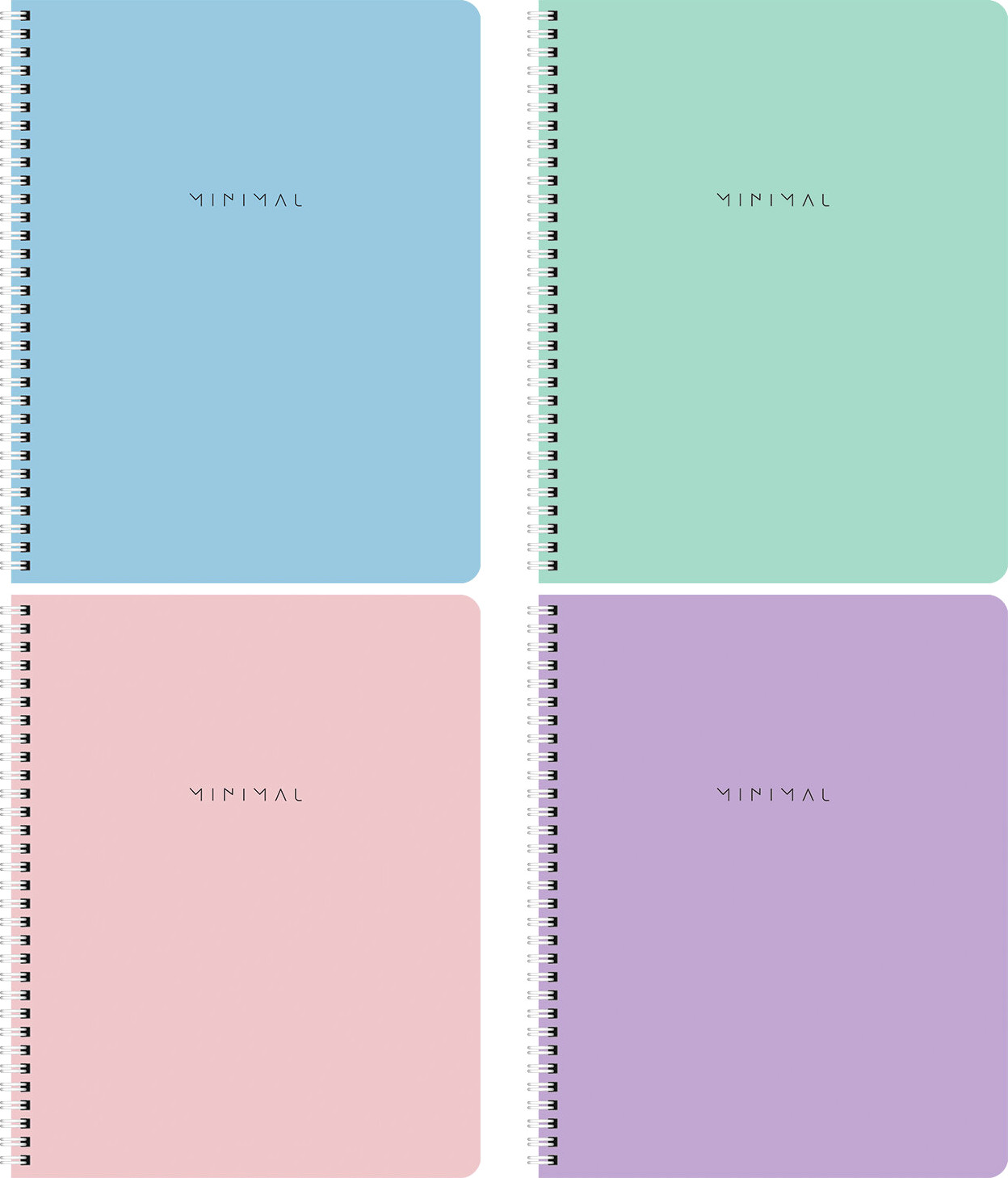 Набор тетрадей Brauberg Minimal / 405582 (4шт)
