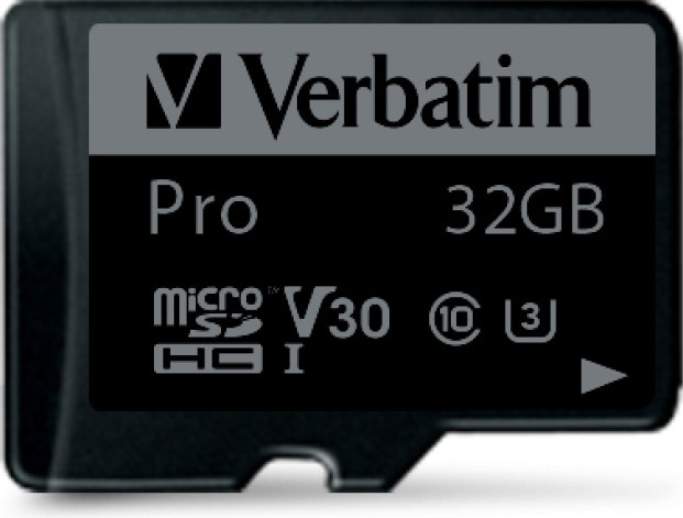 Карта памяти Verbatim MicroSD Pro Class 10 UHS-I 32GB + адаптер (47041) — фото 2