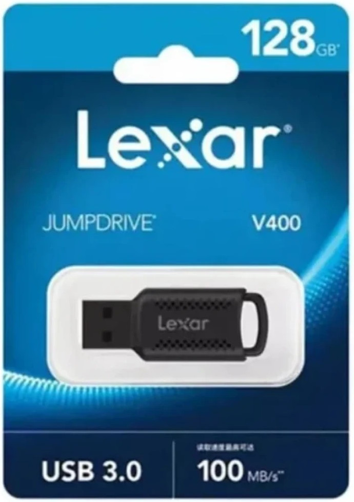 USB flash накопитель Lexar JumpDrive V400 USB 3.0 128GB (LJDV400128G-BNBNG) — фото 4