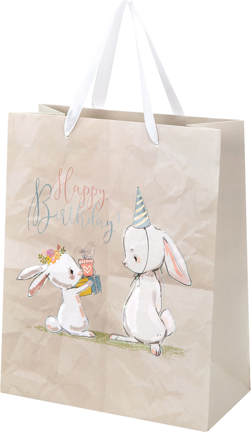 Пакет подарочный Золотая сказка Happy B-Day / 700839