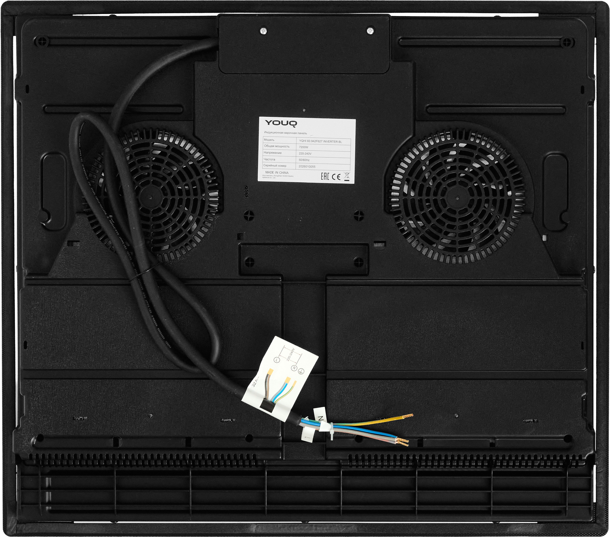 Индукционная варочная панель YOUQ YQHI 60.942F627 Inverter BL — фото 6