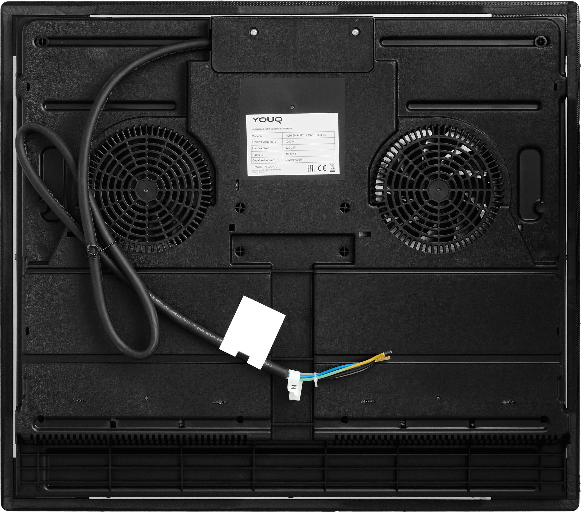 Индукционная варочная панель YOUQ YQHI 60.941F619 Inverter BL — фото 6