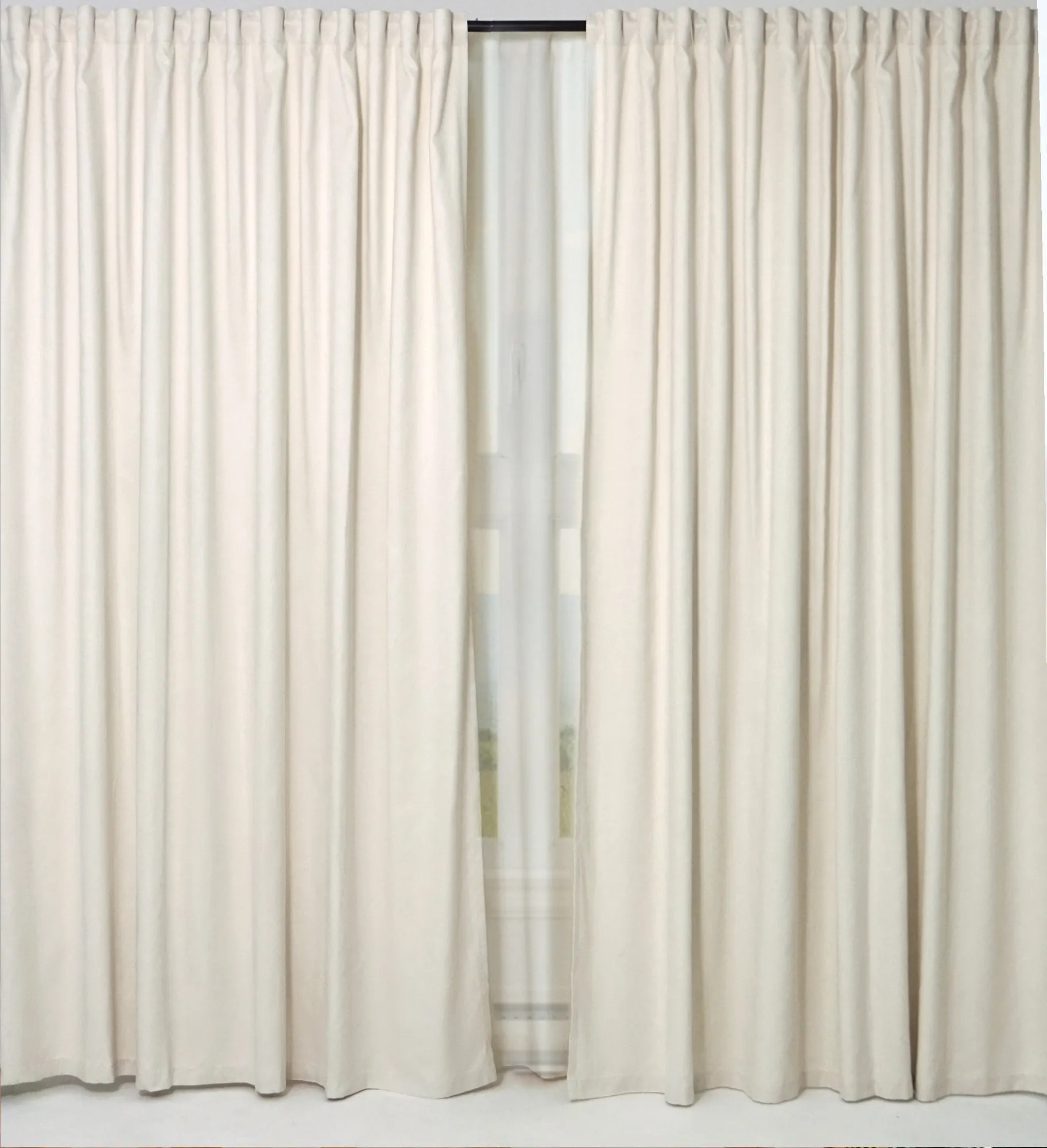 Комплект штор КронасМАрт Канвас 250x240 (2шт, кремовый)