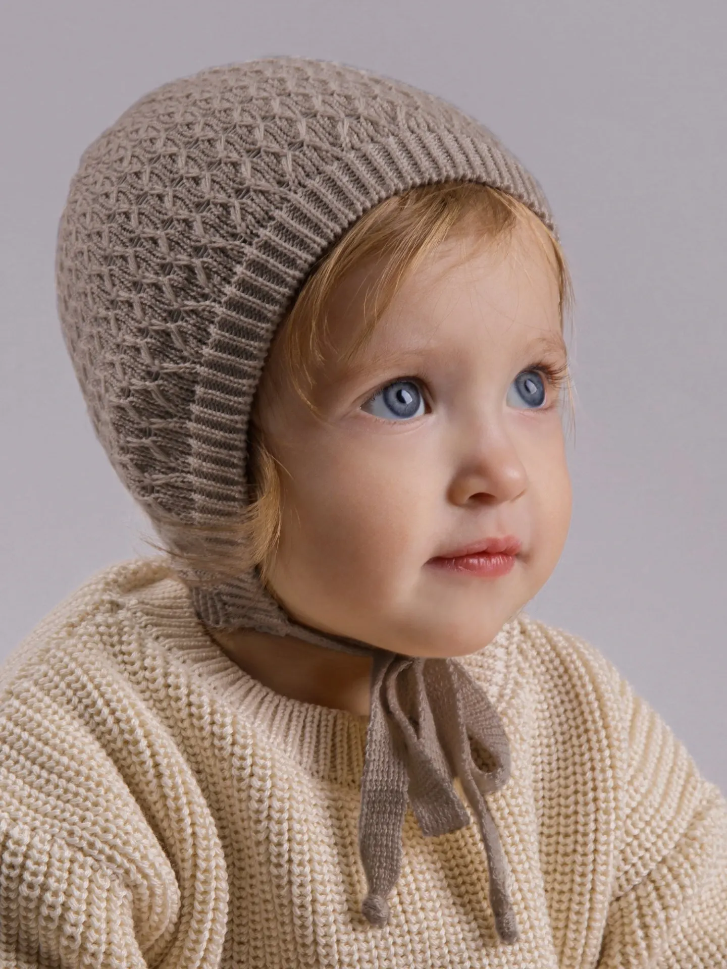 Шапочка для малышей Amarobaby Berry / AB-OD26-BER16/12-46 (коричневый, р. 46-48) — фото 5