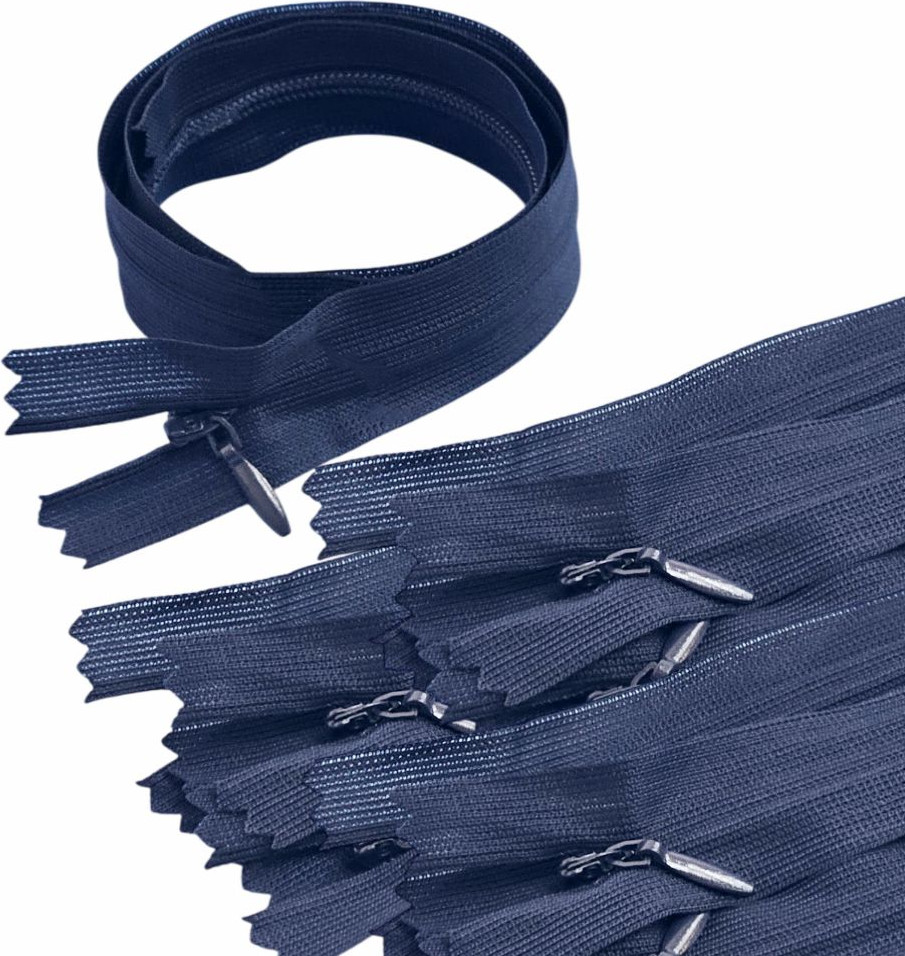 Молния потайная Sentex т3 50см н/р МП3 50 С147 (100шт, темно-синий)