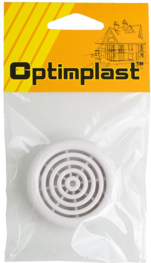 Решетка вентиляционная Optimplast 48мм (белый)