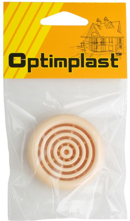 Решетка вентиляционная Optimplast 48мм (бежевый)