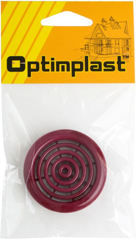 Решетка вентиляционная Optimplast 48мм (махагон)