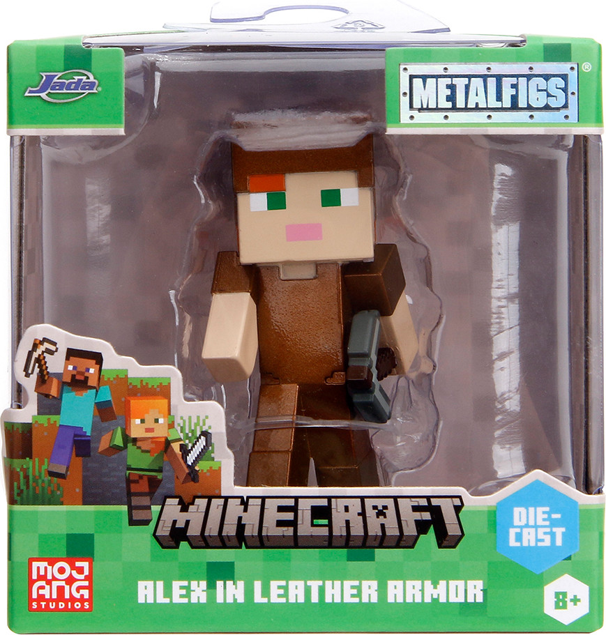 Фигурка коллекционная Jada Toys Minecraft Alex In Leather Armor / ТоуR438 — фото 2
