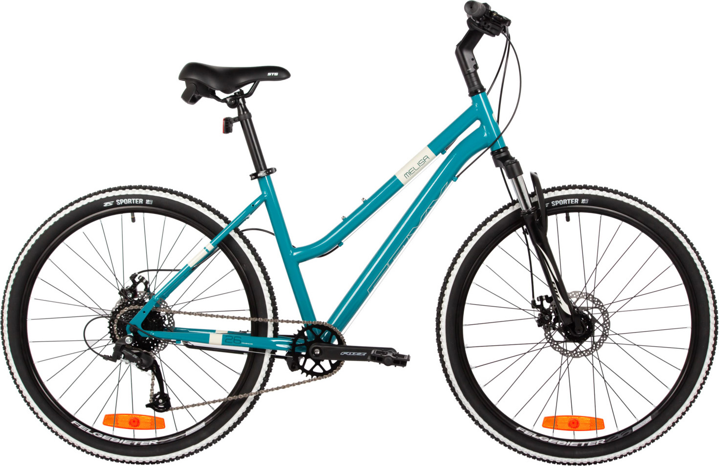 Велосипед Foxx 26SHD.MELISA.15GN5 (15, зеленый, разобранный, в коробке)