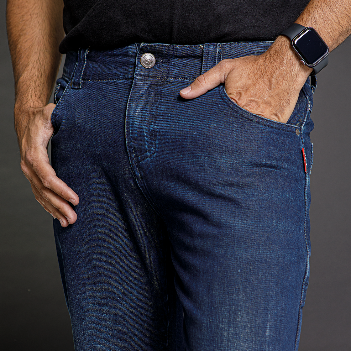 Мотоштаны LS2 Bradford Man Jeans (M, темно-синий) — фото 4