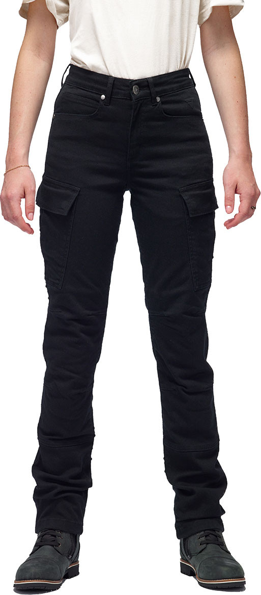 Мотоштаны Modeka Jeans Brandon Cargo Lady (р.38, черный)