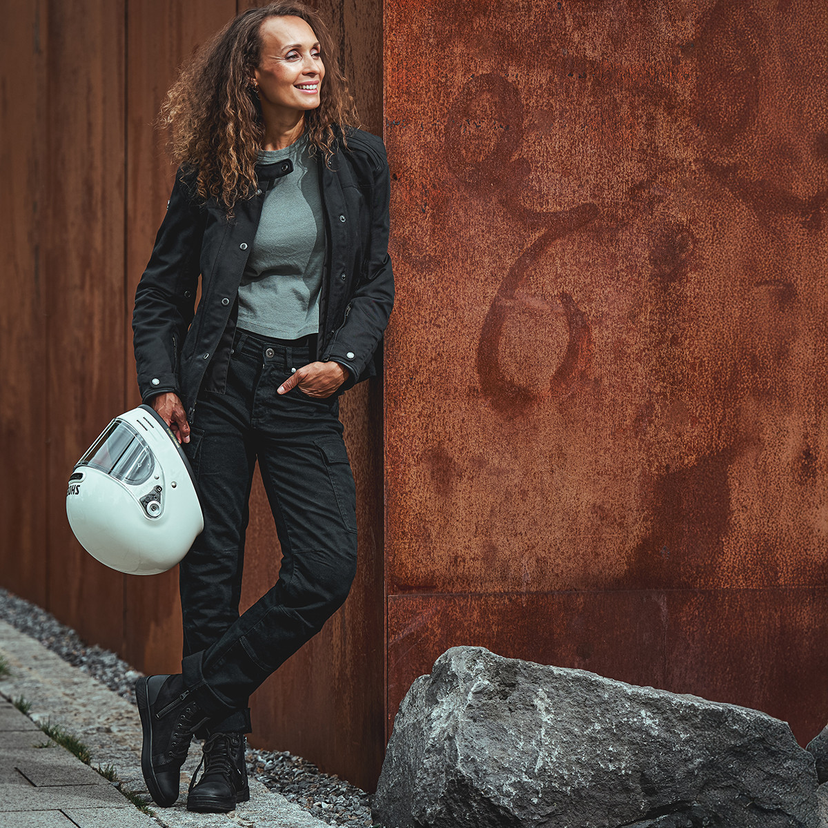 Мотоштаны Modeka Jeans Brandon Cargo Lady (р.40, черный) — фото 3