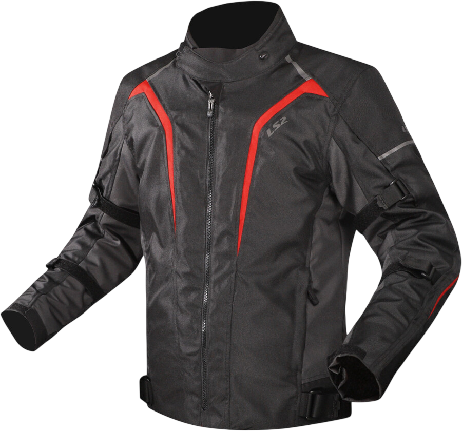 Мотокуртка LS2 Sepang Man (5XL, черный/серый/красный)