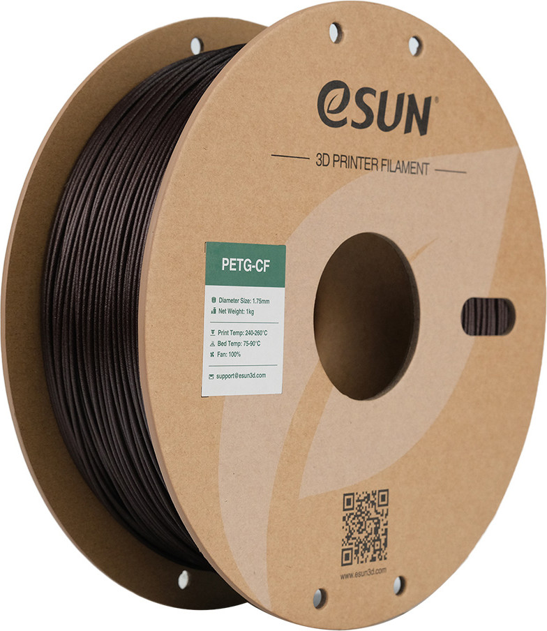 Пластик для 3D-печати eSUN PETG-CF / PETG-CF175B-BR1TZ1 (1.75мм, 1кг, темно-красный)
