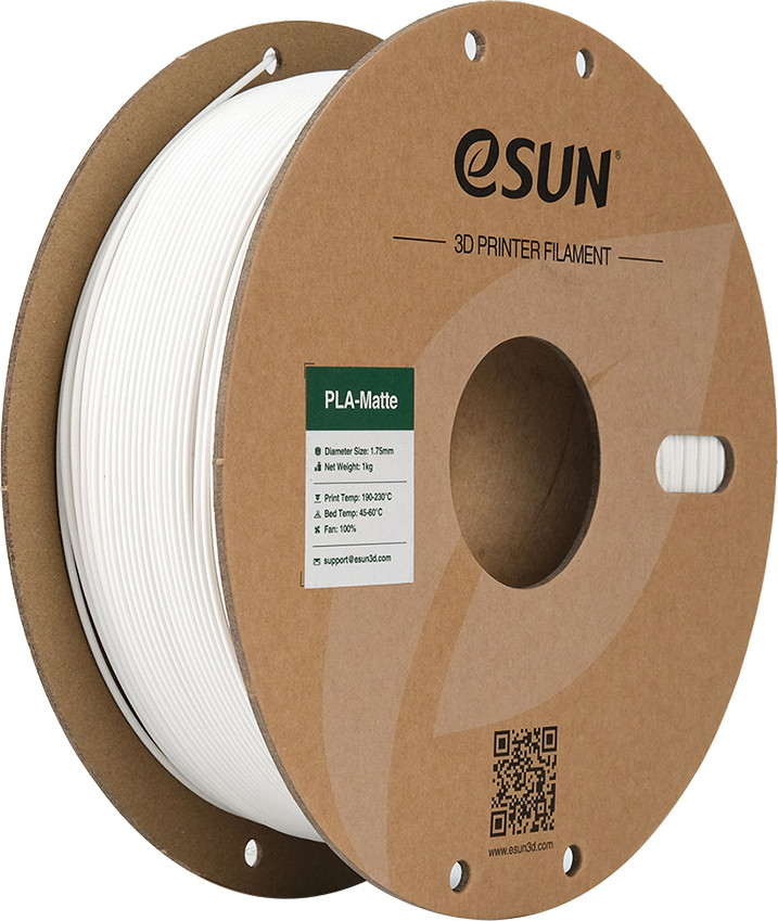 Пластик для 3D-печати eSUN PLA-Matte / PLA-MT175O-MW5B1 (1.75мм, 5кг, молочно-белый)