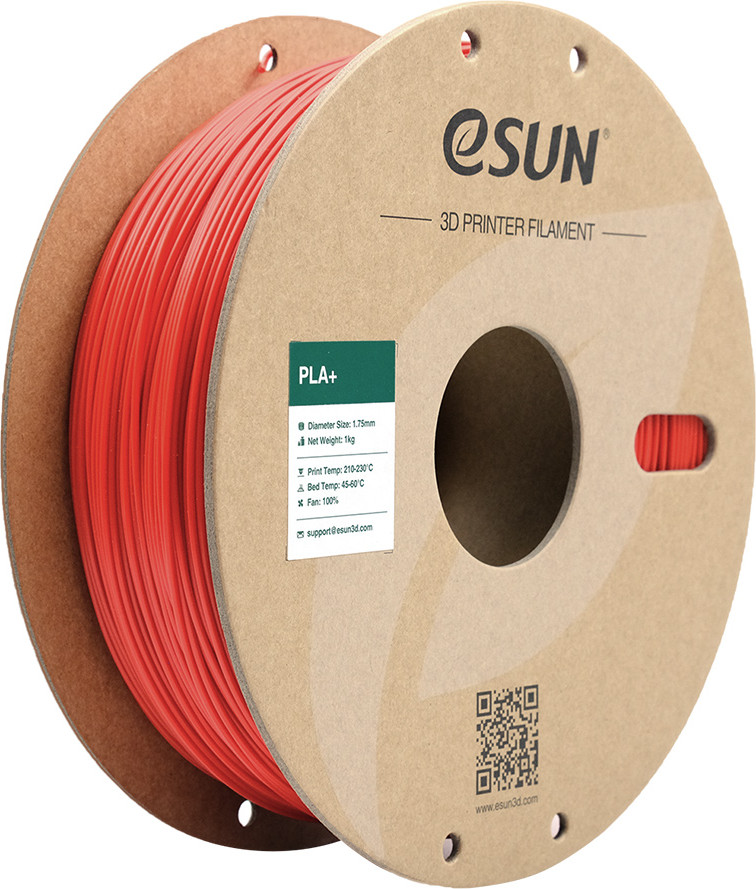 Пластик для 3D-печати eSUN PLA+ / PLA+175R3B1 (1.75мм, 3кг, красный)