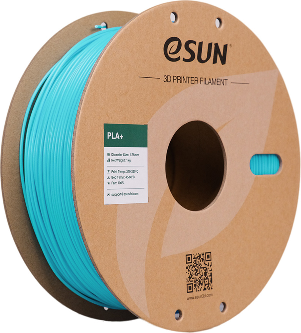 Пластик для 3D-печати eSUN PLA+ / PLA+175Q-U3B1 (1.75мм, 3кг, светло-синий)