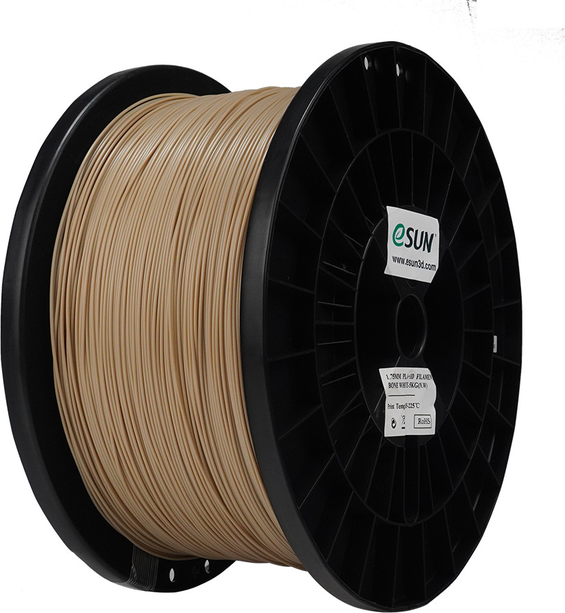 Пластик для 3D-печати eSUN PLA+ / PLA+175O-BW5B1 (1.75мм, 5кг, белая кость)