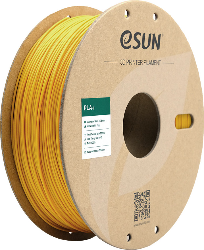 Пластик для 3D-печати eSUN PLA+ / PLA+175Y5B1 (1.75мм, 5кг, желтый)